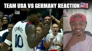 TEAM USA VS GERMANY BASKETBALL HIGHLIGHTS! (REACTION)