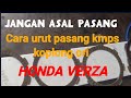 Cara urut pasang kampas kopling ORIGINAL Honda VERZA