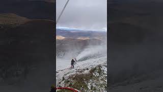 Snowmaking test: October 15, 2024