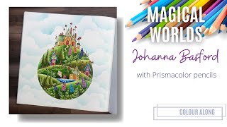 Colour Along | Magical Worlds by Johanna Basford | Prismacolor Pencils