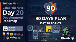 🔥Day 20 - 90 Days Full Stack Plan | JavaScript Objects, Object Operations & Browser Navigator APIs 🚀