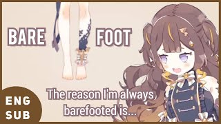 Reason Why Anya Is Always Barefoot【Hololive/Eng Sub】