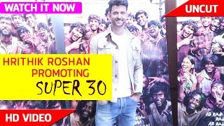 HRITHIK ROSHAN AT SPECIAL PROMOTION OF HIS MOVIE SUPER 30 FOR CANCER PATIENTS