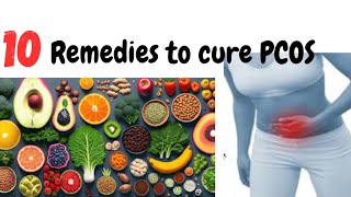 How to manage PCOS naturally | Home remedies for PCOS and irregular periods #pcos