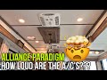 How Loud Are The 3 A/C Units On The Alliance Paradigm Fifth Wheel? Are They Really Ultra Quiet?