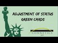 Adjustment of status green cards