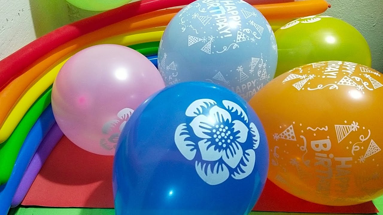 Balloons Satisfying Asmar Unboxing Blowing Popping Youtube