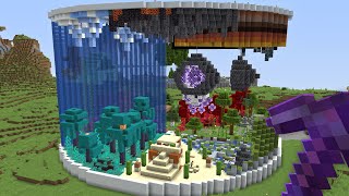 Eu reconstruí TODOS os biomas do Minecraft