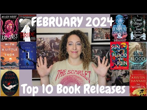 Top 10 February Book Releases 2024!!!