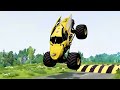 monster truck chaos sky high jumps u0026 insane crashes