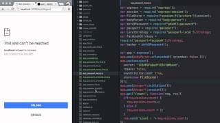 Server Side JavaScript - authentication MySQL 2 : Session store