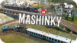 MASHINKY Gameplay - TRANSCONTINENTAL LINE Part 1 - Tycoon Trains Simulator/Railroad Tycoon #6