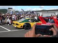 爆音大会 旧車対決‼ libertywalk 加藤渉氏のマツダ サバンナrx 3 vs 日産 スカイライン ド迫力の空ぶかしサウンド‼ by j nation 2019 okayama