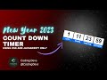 New Year 2023 Countdown Timer using Html And CSS Only | Web Development Project | Coding Devs