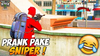 PRANK TRICKSTER SHOOT WITH SNIPER! (FUNNY MOMENTS) - GTA V INDONESIAN ROLEPLAY