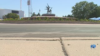 Bronze statue gets new home in downtown Portsmouth