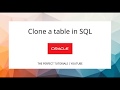 Create Duplicate Oracle Table using SQL (Copy a Table) | Express Edition Tutorial | Learn SQL