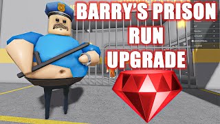 BARRY'S PRISON RUN UPGRADE 👮How to get RED GEM Badge🚨 NEW LEVELS! Roblox Gameplay Full Walkthrough