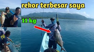 jigging - reel kenzi marine kz300L vs amberjack dan ecobia, di spot lama yg terlupakan