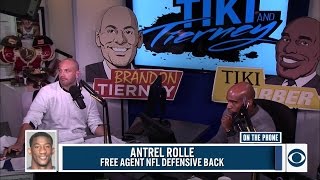 Antrel Rolle joined Tiki And Tierney
