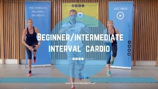 Beginner/intermediate interval cardio workout - Cardio starter 2!