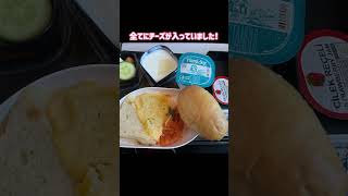 ターキッシュエアラインの機内食が豪華だった！(エコノミークラス)#海外旅行 #エジプト #shorts