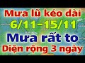 Dự báo thời tiết mới nhất ngày mai 6/11/2024 | dự báo bão mới nhất | thời tiết 3 ngày tới