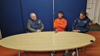 New Stratford Town Academy manager Lewis Ison with Director Paul Davis