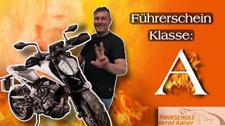 Führerschein Klasse A || A, A1, A2, 125er - Das sind die Unterschiede || #fahrschule Bernd Kaiser