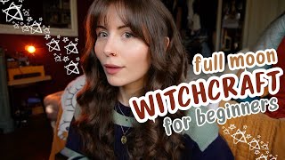 Witchcraft for Beginners: full moon mantras + journal  prompts to better your life 🌕✨