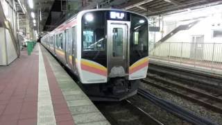 2016年9月10日（土）  信越本線 普通列車（2556M・E129系） 新潟駅 発車動画！！