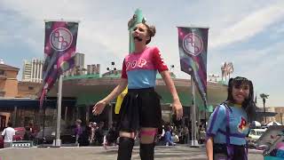 USJ　DaniさんとMaeさんでめちゃ盛り上がる！大人気のパワー・オブ・ポップ：トレディング2023.6.5三回目は、Mathewさん、Maeさん、Daniさん、Courtneyさんが出演