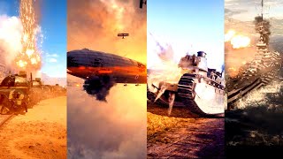 【BF1】ロマン溢れる巨大兵器たち #battlefield1 #巨大兵器 #解説