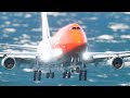 Most Dangerous Plane Landing with amazingly great pilot skills eps 00166