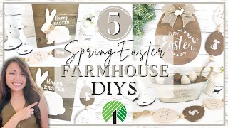 5 GORGEOUS *MUST TRY* RUSTIC EASTER DIY'S | FARMHOUSE DOLLAR TREE EASTER DECOR DIYS 2023