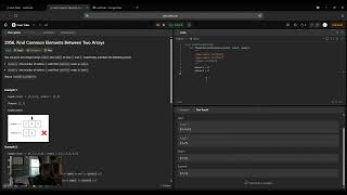 2956 Find Common Elements Between Two Arrays (Python)