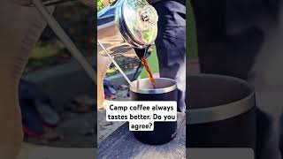 Camp coffee always tastes better. Do you agree? #coffee #coffeelover #coffeeaddict #camping