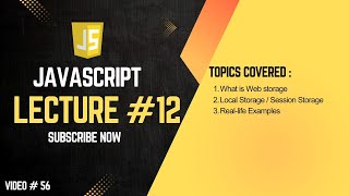 LocalStorage & SessionStorage Explained with Real-Life Examples | JavaScript Web Storage Tutorial