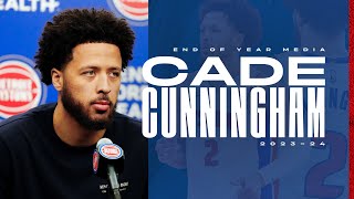 Cade Cunningham End of Season Press Conference | Pistons TV