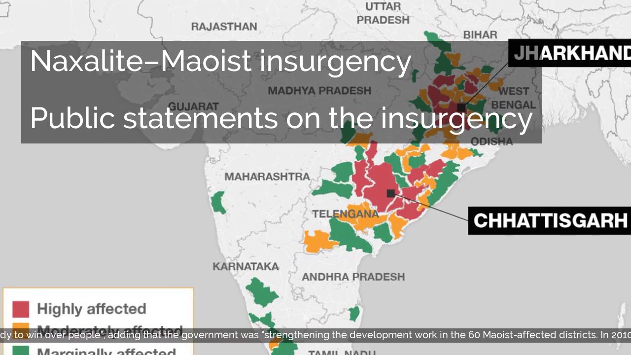 Naxalite–Maoist Insurgency | Public Statements On The Insurgency - YouTube