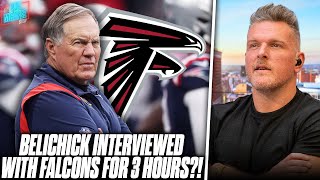 Bill Belichick Met With Falcons, "Mutual Interest" Between The Two?! | Pat McAfee Reacts