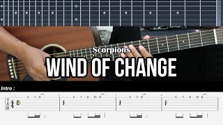 Wind Of Change - Scorpions | EASY Guitar Lessons TAB - Guitar Tutorial