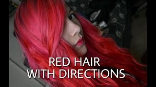 DIRECTIONS - RED HAIR -  VERMILLION \u0026 FIRE | Cat Syces