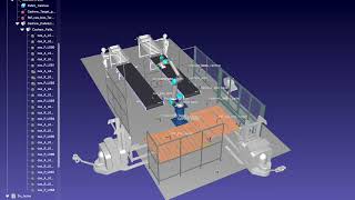 Virtual Application Development (RoboDK Simulator) using Python Programming