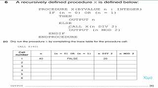 Computer Science 9618 How Recursion Works