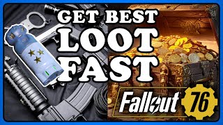 Fallout 76: How To Get Good Loot Fast. Legendary Weapons, Modules, Cores, Gold,