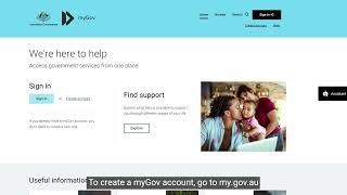 How to create a myGov account