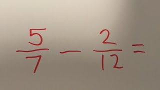 BUTTERFLY METHOD FRACTION SUBTRACTION