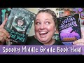 Spooky Middle Grade Book Haul | library books & a few books I bought