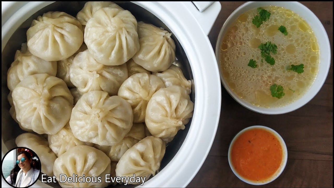 Super Soft And Juicy Buff Momo Recipe, Darjeeling Style | Buff ...